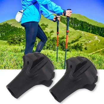 3tk Trekking Masti Kate Protector Tahke Plastikust Kõndida Kinni Nippi Matkamine Jalutuskepid Lõpeb Korgid Väljas 1