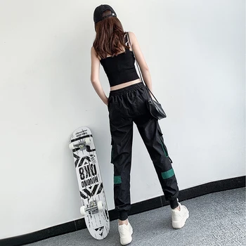 4 Taskut, Hip-Hop Sweatpants Naiste 2021 Mood Cargo Püksid Tüdrukutele Harajuku Stiilis Haaremi Pükste Segast Streetwear Riided 1