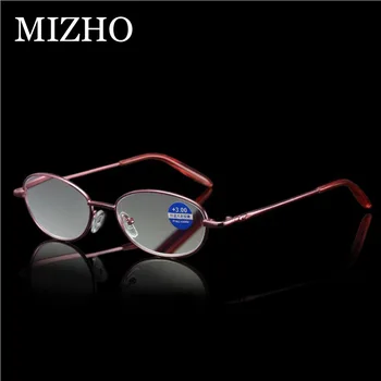 MIZHO Anti Sinine Valgus Prillid Daamid Kiired, Toonitud Klaasid Arvuti Lugemise Prillid Naiste Vintage UV Protector Metallist Prillid 1