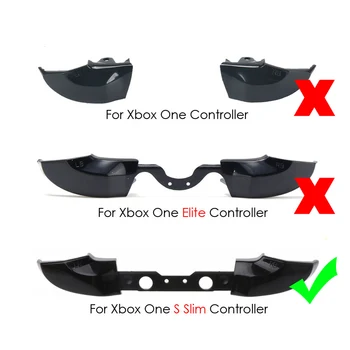 YuXi Xbox Üks S Asendamine Full Kroomitud Nupud Kit ABXY Vallandada analog stick Osad Xbox Ühe Slim 1