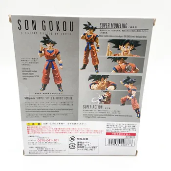 Anime Dragon Ball Z Super Son Goku SHF Joonis Vallasvara Ühiselt Goku PVC Tegevus Figuriin Mänguasjad 2