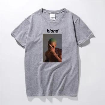 Räppar Frank Blond T-Särk Fashion Streetwear Camisetas hombre Puuvillased Lühikesed Varrukad Tshirt Uus Suvi Hip-Hop T-Särk Euro Suurust 2