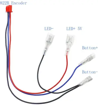 Null Hilinemine USB-Kodeerija PC LED Juhtnuppu Kehtestatud kooskõlas LED Arcade Juhtnuppu DIY Kit Töötleja Osa Mame Mängud 3