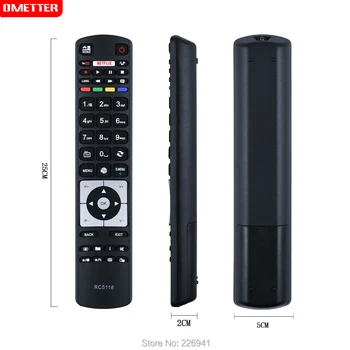 Sobib Hitachi LED LCD Smart TV Kaugjuhtimispult RC5118 RC5117 65AO2SB 22HYC06 24HBC05 24HBC05A 24HYC05 32HBC01A 32HBC01 4