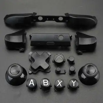 YuXi Xbox Üks S Asendamine Full Kroomitud Nupud Kit ABXY Vallandada analog stick Osad Xbox Ühe Slim 4